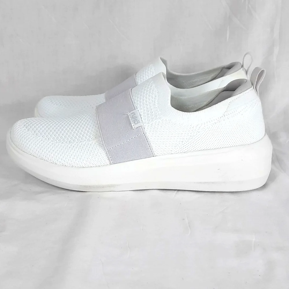 Ryka Astrid Knit Womens Shoes Size 6.5 M White Sneakers Surround Fit Stretch - Picture 4 of 13